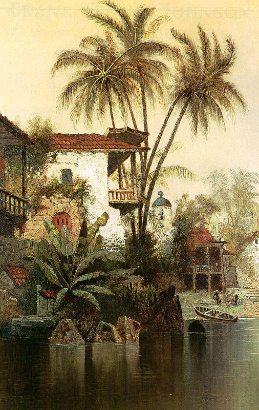 Edwin Deakin Old Panama China oil painting art